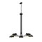 Z-Lite Bellamy Chandelier, 5-Light, 52 In.W x 52 In.L x 8.25 In.H, Matte Black/Matte Black Outer 1942-5MB - alternate 4